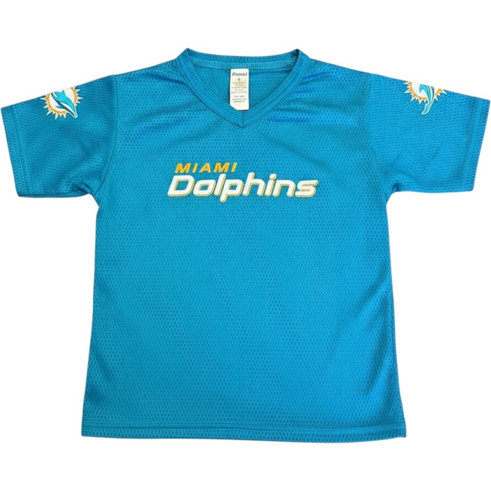 Franklin Miami Dolphins Jersey Kids SM Aqua Teal Mesh NFL Football Youth Shirt
